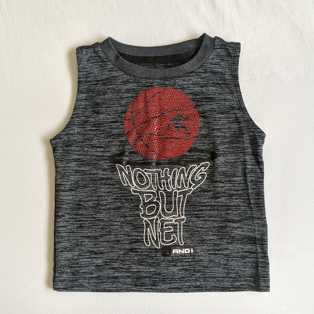 and1 sporty graphic basketball tank top 18 months baby boy